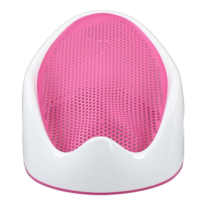 Summer Clean Rinse Baby Bather, Bath Support for Use on The Counter, in The Sink or in The Bathtub, TPE Soft Silicone Baby Bath Seat, Use from Birth Until Sitting Up ()