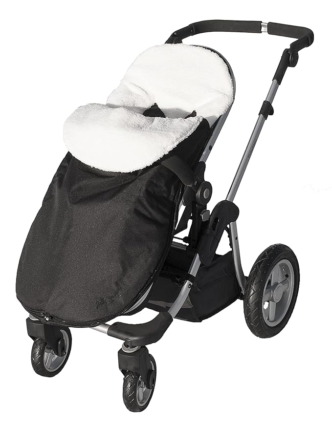 Jolly Jumper Water Resistant Snuggle Bag Stroller - Black