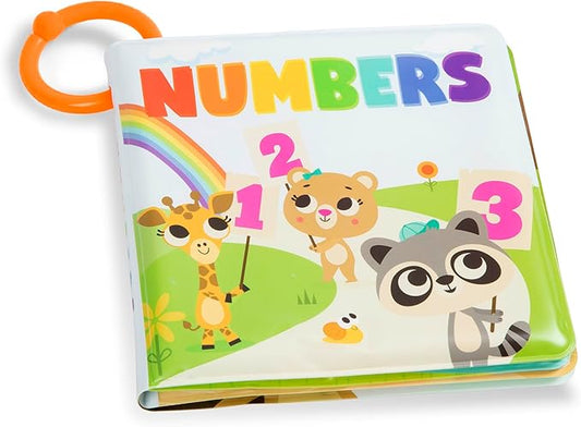 B. toys – Baby Bath Book – Educational Book for Babies – Book About Numbers – Waterproof Bathtub Toys – 6+ Months – Tub Time Books – Numbers