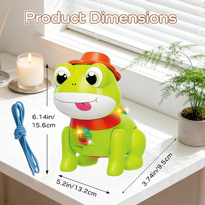 Baby Toys, Fun Tummy Time Toy for Toddlers with Music and Light, Interactive Walking Moving Sensory Toys for Infant Baby Girls and Boys, Birthday Gifts for Kids Boy Girl 3 4 5 6 7 8 Years