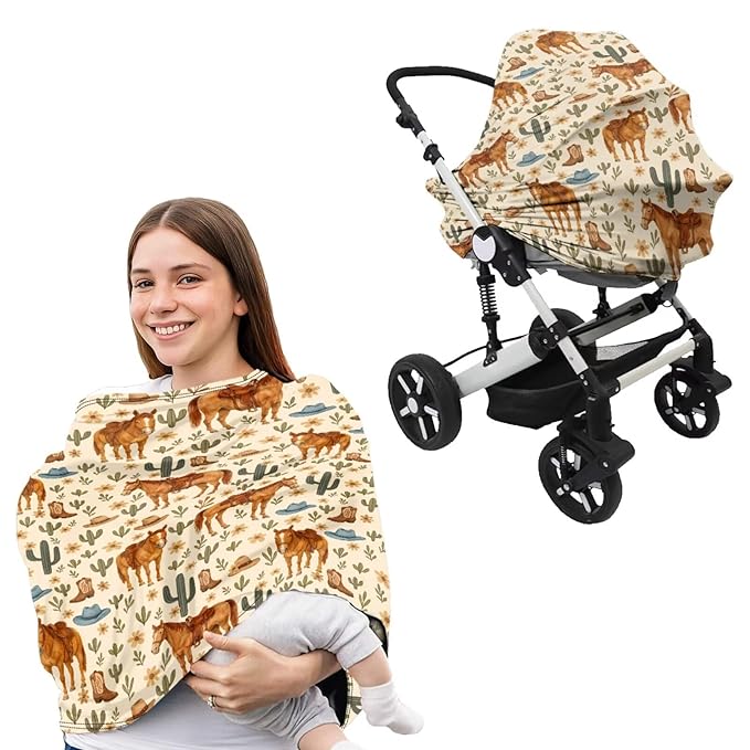 Covers Unisex Breathable Breastfeeding Covers Nursing Pillow Cover Infant Newborn Nursery Bottle Pillowcase Soft Comfortable Western-Themed
