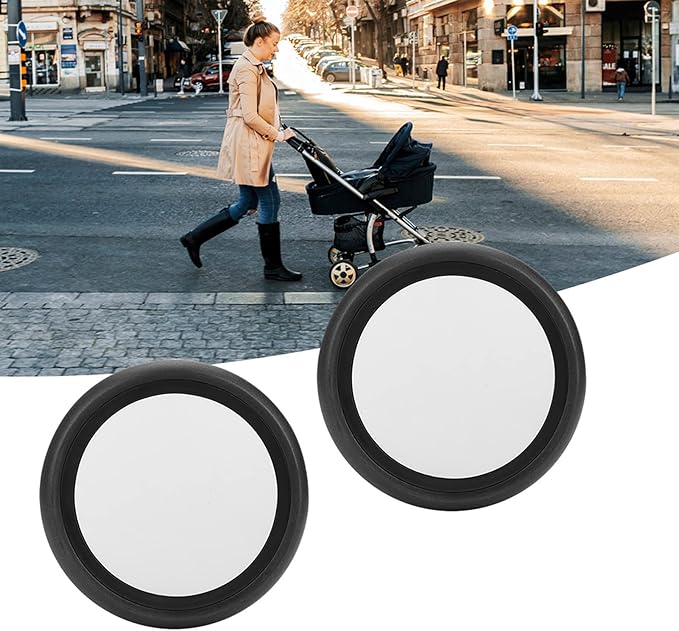 for Yoya Stroller Accessories Car Seat Adapter,Baby Stroller Wheel Tool,A Pair of Rear Wheels Stroller Wheel Wear Resistant for Yoyo for Kiddopotamus for Chbaby for Yoya
