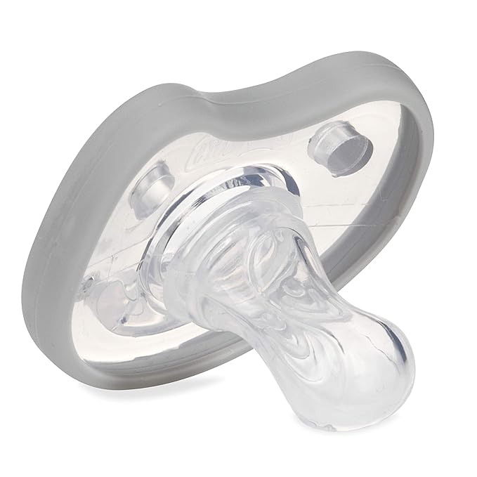 Dr. Talbot's Soft-Flex Orthodontic Pacifiers 0-6 Months, Blue/Gray, 2 Count (Pack of 1)