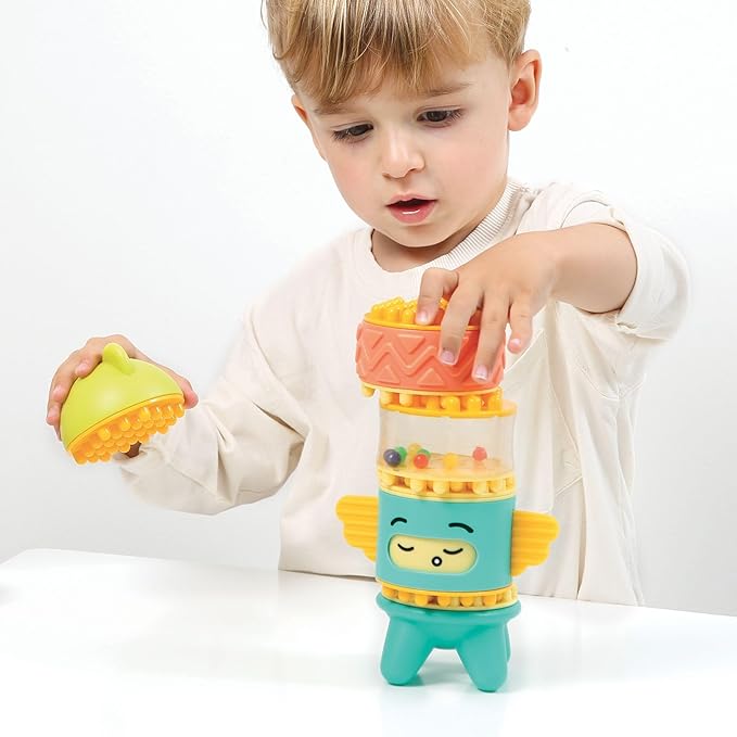 Ludi - PICOTON Hidden Cuckoo Clock - Building and Learning Game - Develops Motor Skills - From 10 Months, Black