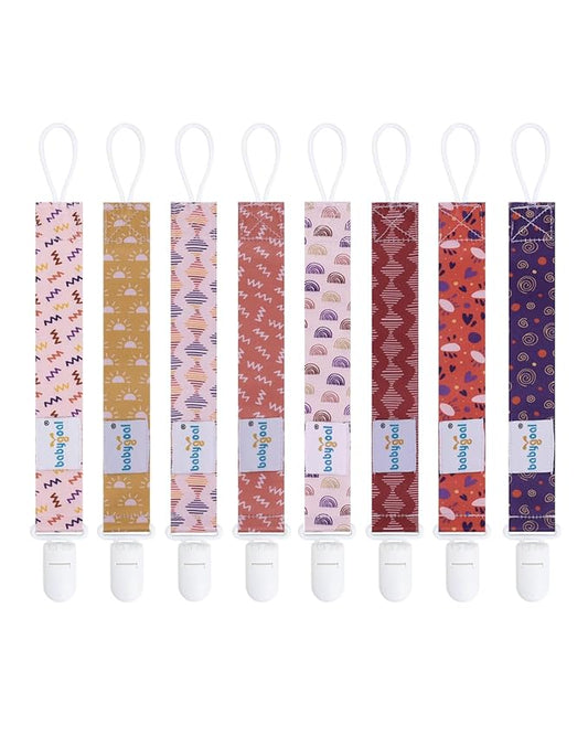 babygoal Baby Pacifier Clips 8 Pack 8PB26