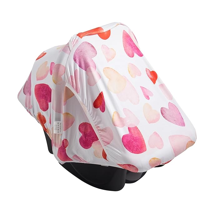 Baby Car Seat Canopy Cover, Breathable Sun Shade, Full Privacy for Newborns & Infants, Universal Fit for Boys & Girls