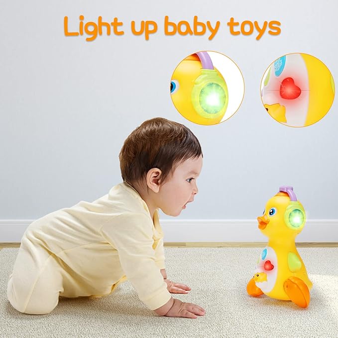 Tsomtto Baby Musical Crawling Toys 0-3-6-12 Months