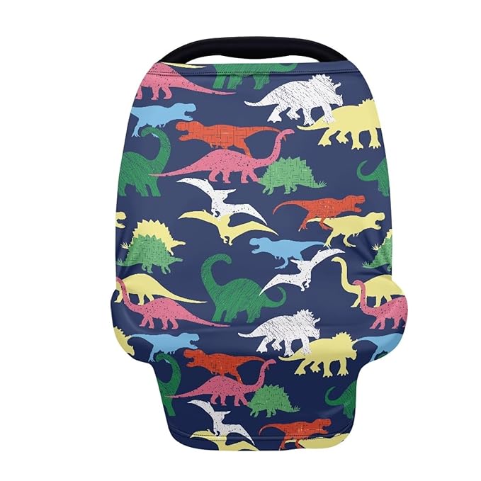 Car Seat Covers Decorative Nursing Breastfeeding Covers Durable Protection for Boys and Girls Breastfeeding Scarf Car Seat Canopy Cover