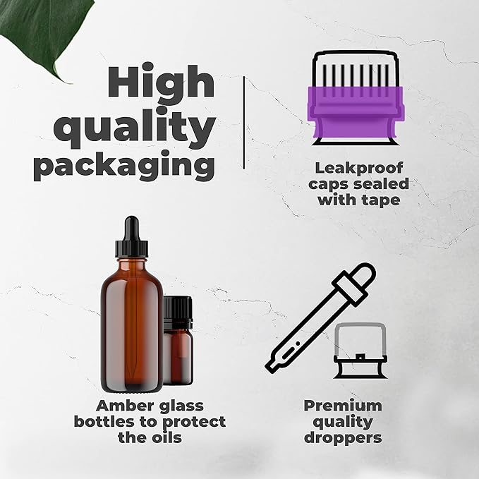 Baby Powder Perfume Oil, 0.3 fl oz, Portable Roll-On Fragrance with Long-Lasting Scent, Delightful Essential Oils and Jojoba Oil For Daily Use