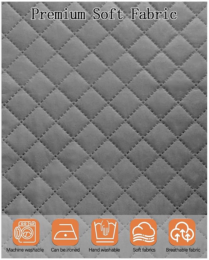 Fabric Seat for Bouncer - for BabyBjorn Replacement Cover Compatible with BabyBjörn Bouncer Bliss, Soft Breathable Machine Washable (Dark Gray)