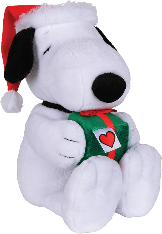 Kids Preferred Peanuts Snoopy Motion Musical Plush, Plays Jingle Bells, Embroidered Details, Soft Stuffed Animal for Baby and Toddler Boys & Girls