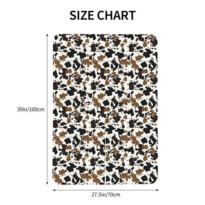 Brown Black Cow Skin Baby Car Seat Canopy Nursing Cover for Newborn Car Seat Breastfeeding Covers Blanket Newborn Shower Gift
