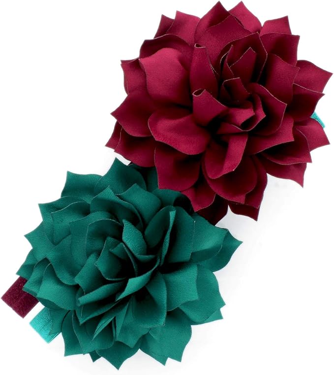 My Lello Petal Flower Headbands Baby - Girls - Toddler Stretchy Elastic Pair