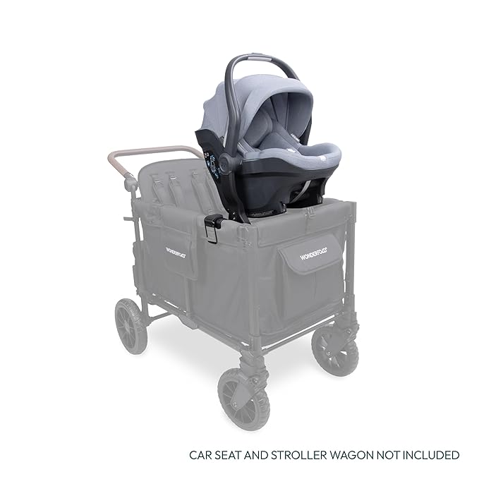 WONDERFOLD Infant Car Seat Adapter Compatible with UPPAbaby Car Seat - Full 360-Degree Rotation, Easy to Install & Folds with Stroller Wagon, L4 Series
