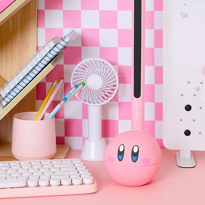 Otamatone Deluxe Japanese Musical Instrument Portable Music Synthesizer from Japan by Maywa Denki Studio Award Winning, Educational Fun Gift for Teens & Adults - Kirby (English Manual)