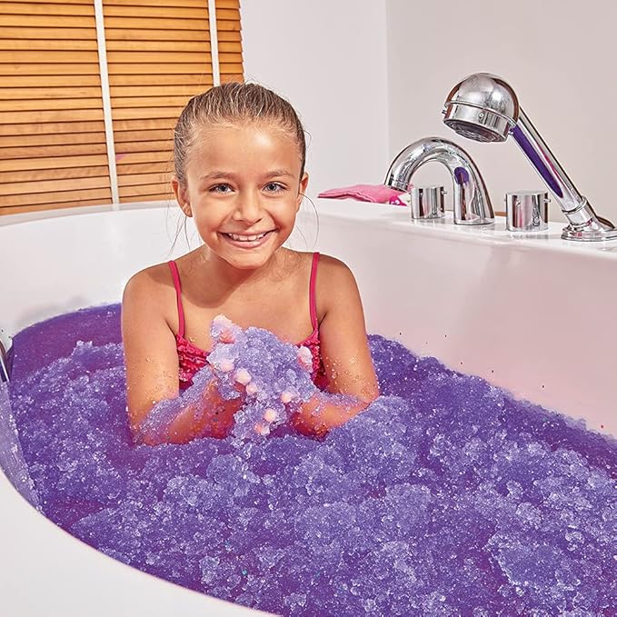 ZIMPLI 12 Use Mega Value Baff Pack from Kids, 4 x Gelli Baff, 2 x Slime Baff & 6 x Crackle Baff, Perfect Xmas Present, Green, Red