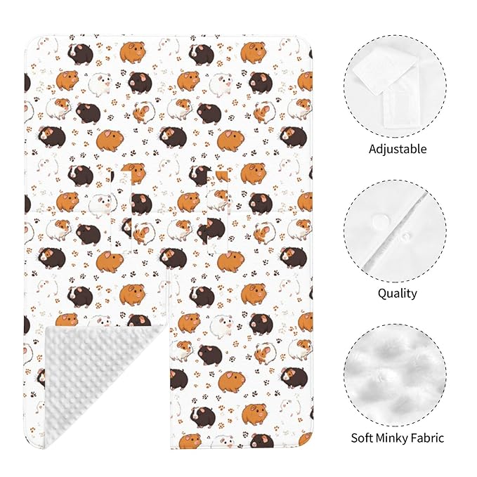 Many Guinea Pigs Baby Car Seat Canopy and Nursing Cover for Breastfeeding Multi-Use Cover Lightweight Infant Stretchy Carrier Carseat Winter Cover for Newborn Girls Boys