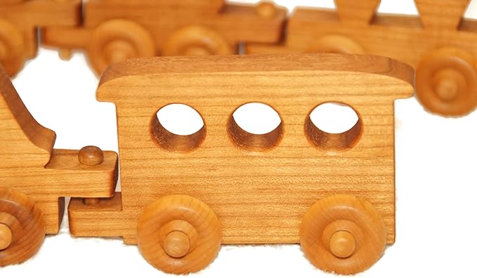 Personalized Wooden Letter Train Toy – Custom Name Train for Kids, Handmade Keepsake Gift for Birthdays, Easter Baskets, and Playrooms