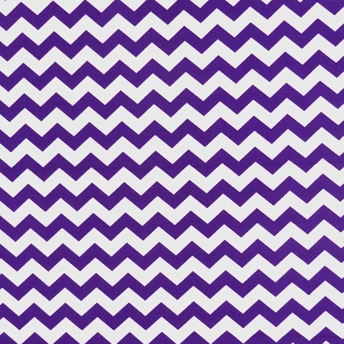 SheetWorld Fitted 100% Cotton Percale Pack N Play Sheet Fits Graco Square Play Yard 36 x 36, Purple Chevron Zigzag, Made in USA