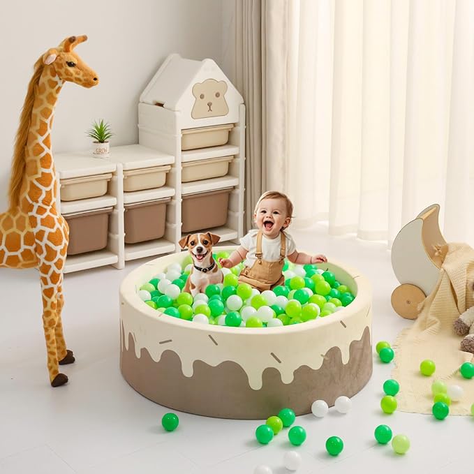 GOGOSO Ball Pit Balls for Toddlers Dogs Baby Boys Girls 2.2Inch Plasticball Toys for Kid Play Tent Birthday Slides Party Decor 50 100 170 200 500 1000