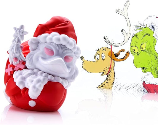 TUBBZ Amazon Exclusive: The Grinch Book White Santa Costume Collectible Vinyl Rubber Duck Figure