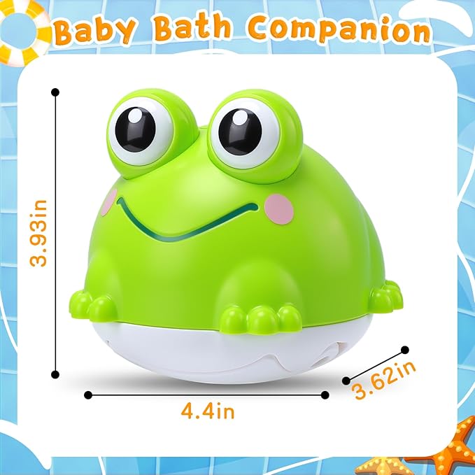 Light Up Bath Toys, Toddler Bath Toys for Kids Ages 1-3, Christmas Stocking Stuffers for Babies 6-12-18 Months, Bath Toy Sprinkler Toddler Birthday Bathtub Water Toy for 1 2 3 Year Boy Girl Gifts