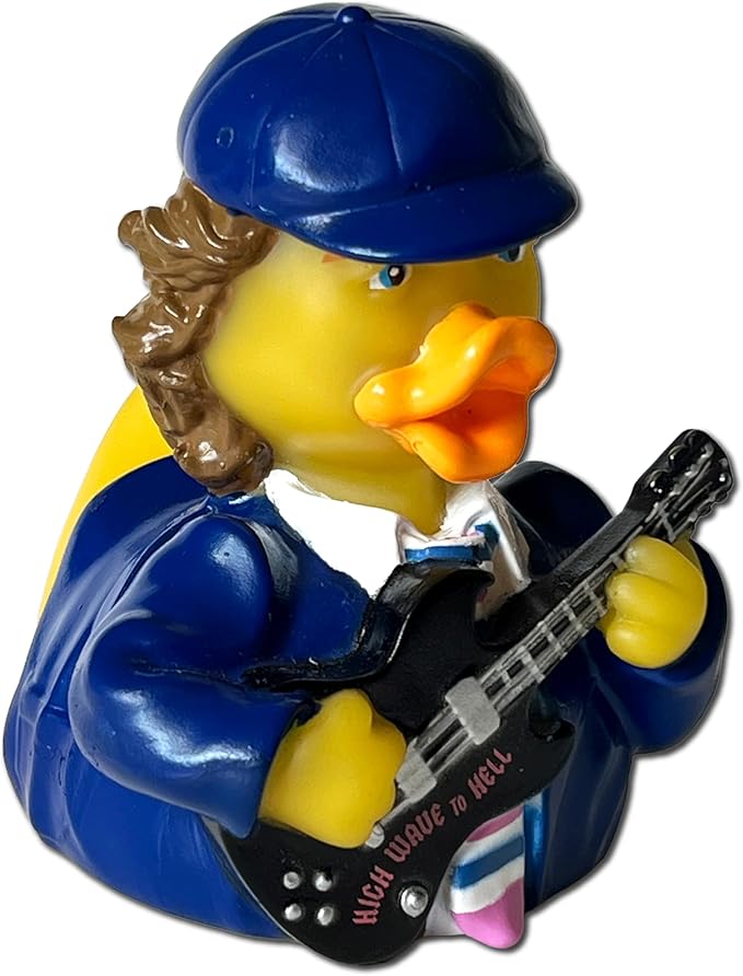 CelebriDucks - A-Sea/D-Sea - High Wave to Hell - Floating Rubber Ducks - Collectible Bath Toy Gift for Kids & Adults of All Ages