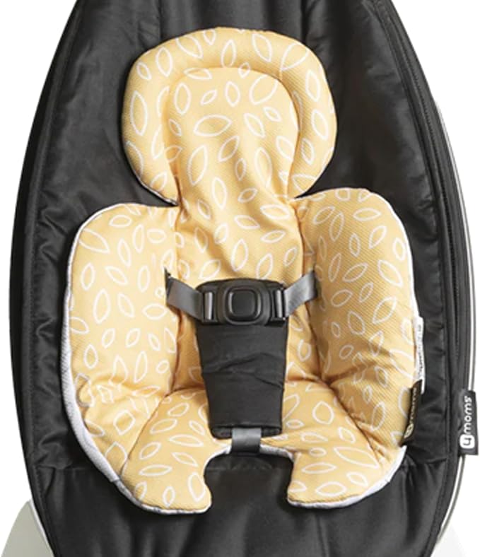 4moms RockaRoo and MamaRoo Infant Insert, Machine Washable, Cool Mesh Fabric, Reversible Design, Yellow