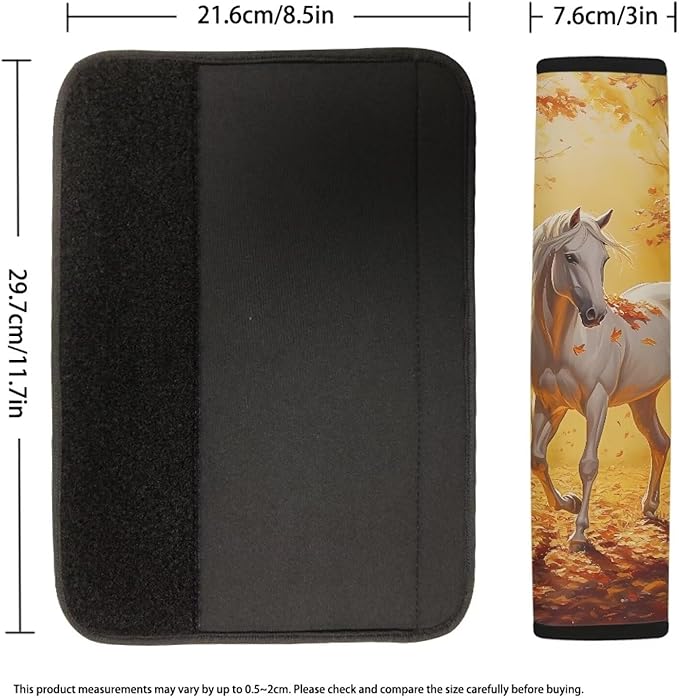 AFPANQZ Horse Steering Wheel Cover for Women Sweat Absorbing Non-Slip Steering Wheel Protection Case Machine Washable Elastic Flexible Universal 14 to 15 inch