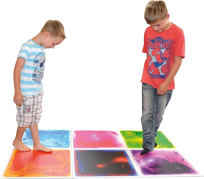 Art3d 2-Pack Non-Toxic Children Play & Exercise Mat - Puzzle Play Mat for Kids, Toddlers or Baby, 11.8" x 11.8" Green-Yellow