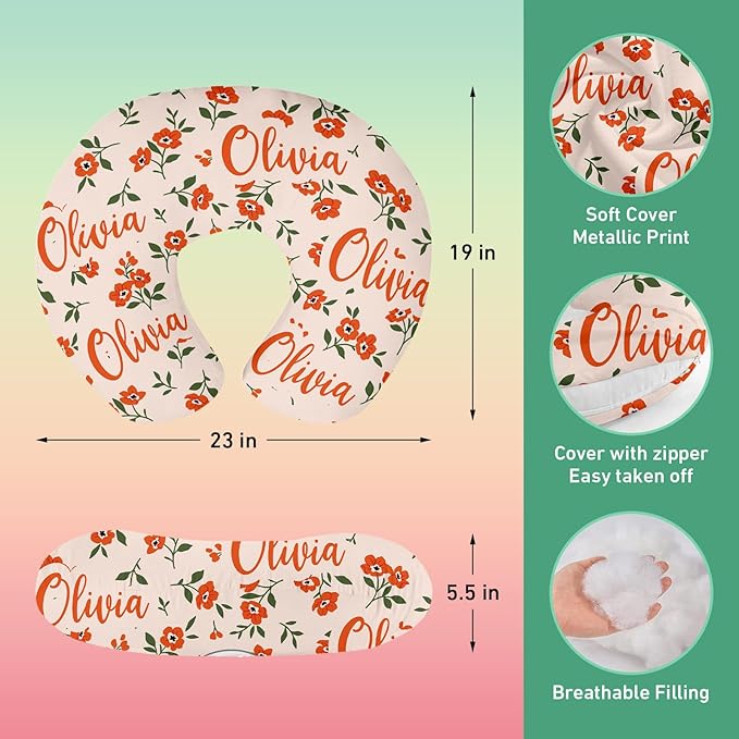 Custom Car Seat Covers for Babies - Breathable Baby Car Seat Cover for Girls Boys, Red Flower Theme Kick-Proof Newborn Carrier Canopy Stretchy Stroller Cover for 4 Seasons