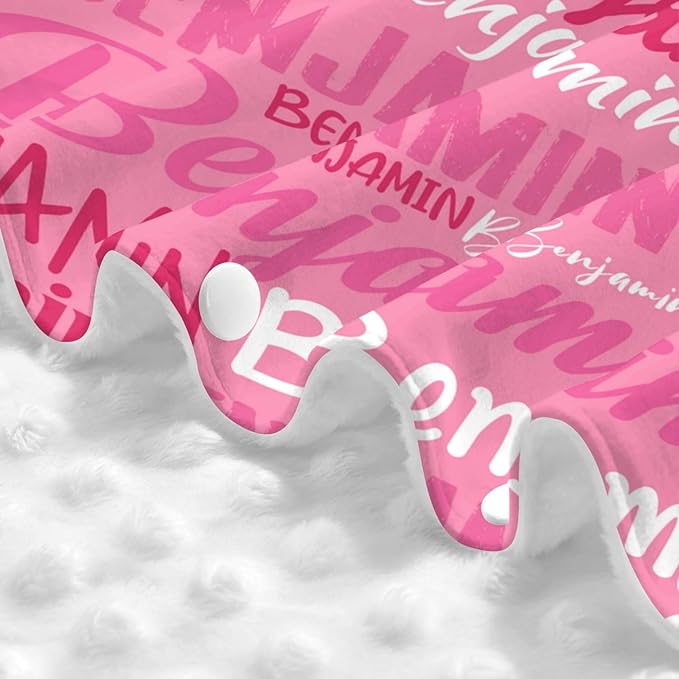 Personalized Baby Car Seat Canopy for Babies, Custom Name Baby Car Seats Covers for Girls, Opening Minky Nursing Breastfeeding Cover for Infant, Carseat Canopies for Newborn (Pink)