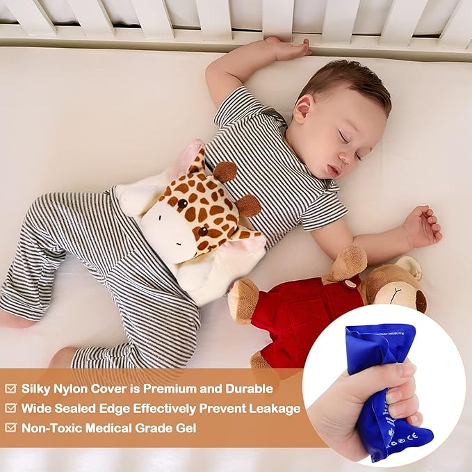 Baby Colic, Gas and Upset Stomach Relief - Heigoeost Newborns Heating Pad Colic Belly Belt for Babies Gas & Colic Tummy Relief, Baby Heated Tummy Wrap for Colic, Gas, Upset Stomach Infants Relief