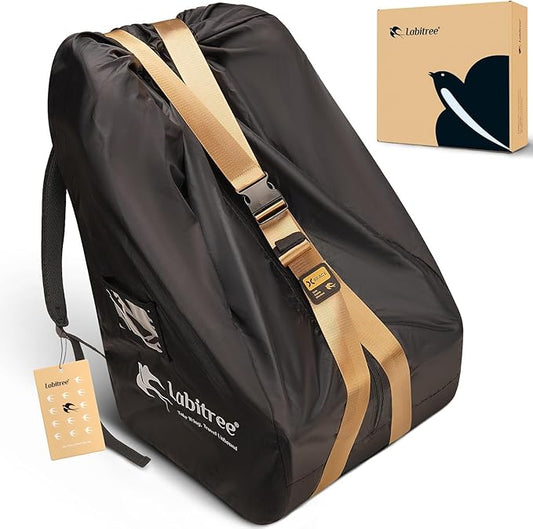 Carseat Travel Bag for Airplane, Comfortable Car Seat Cover for Airplane Travel, 100% Breakproof Gate Check Storage Bags for Carseats
