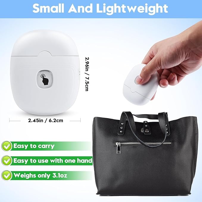 Electric Nail Clipper,Automatic Baby Electric Nail Trimmer, Rechargeable 2 Speed Nail Kit for Elderly, LED Light Manicure Set,Fingernail Clipper Gift for Kids,Adult