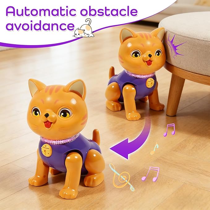 Crawling Baby Toys, Fun Tummy Time Toy for Toddlers with Music and Light, Interactive Walking Moving Sensory Toys for Infant Baby Girls and Boys, Birthday Gifts for Kids Boy Girl 3 4 5 6 7 8 Years