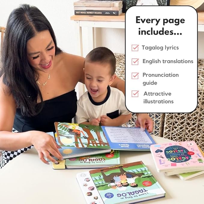 I Love to Sing in Tagalog: Animal Songs, Press and Play Interactive Songbook, Tagalog Books for Toddlers, Baby Books, Tagalog for Children
