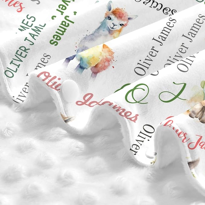 Personalized Winter Baby Car Seat Cover with Name Llama Winter Car Seat Cover for Baby Seat or Stroller Custom Infant Car Seat Covers Alpaca Minky Blankets Nursing Cover Breastfeeding Scarf