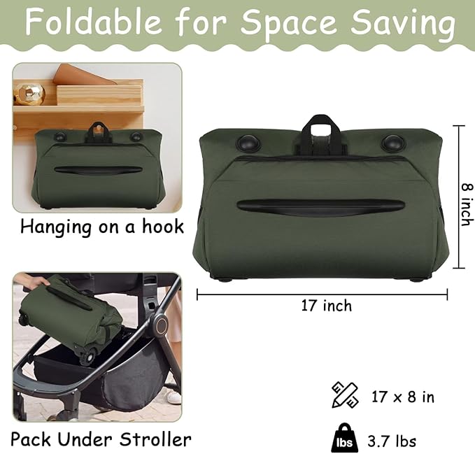 SCTEL Infant Car Seat Travel Bag for Airplane Compatible with Doona Car Seat Stroller and Base, Fit All Nuna Pipa Car Seat and Base, Padded Carseat Travel Bag, Airport Gate Check Bag