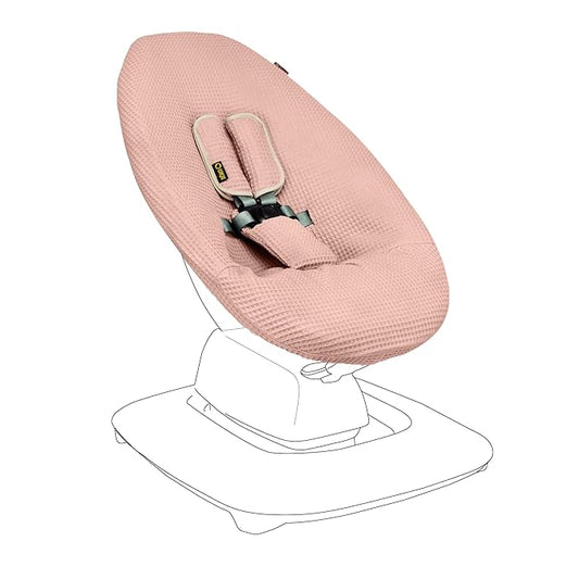 Ukje Protective Swing Cover Compatible with 4moms or MamaRoo 5, Multi-Motion Baby Swing, Baby Swing Liners, Baby Rocker Cover, Easy to Install, Easy to Wash, Handmade in Europe, Grey