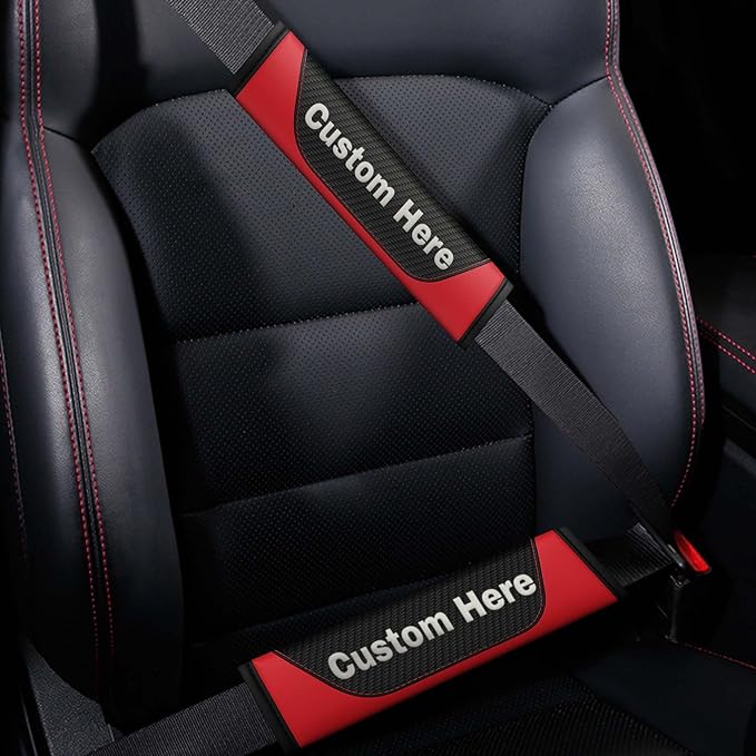 Customizable Seat Belt Cover Pad, Soft and Cute Design for Car Safety, for Children and Autism Support
