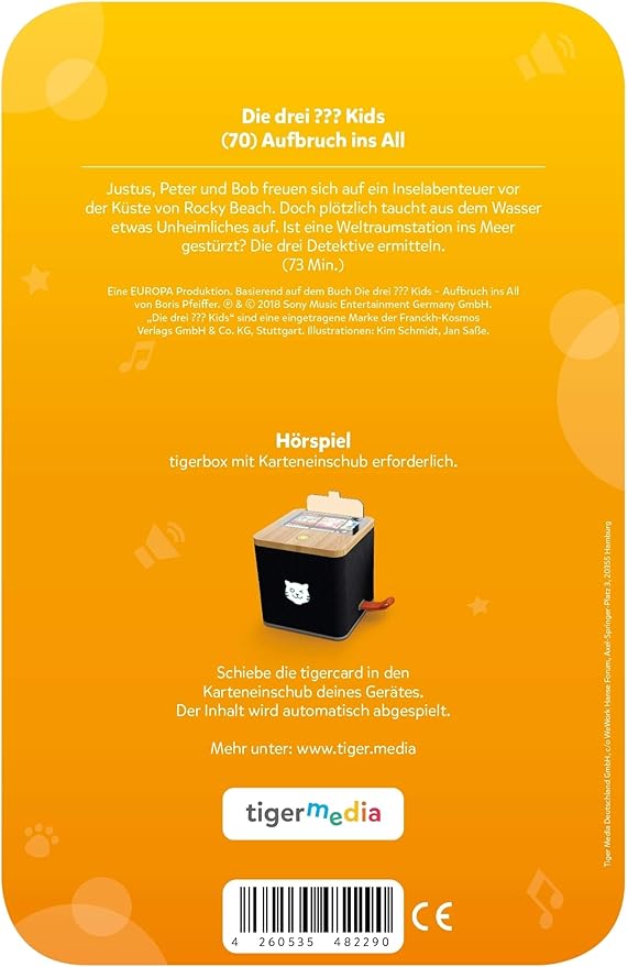 tigercard - Die drei ??? Kids - Aufbruch ins All