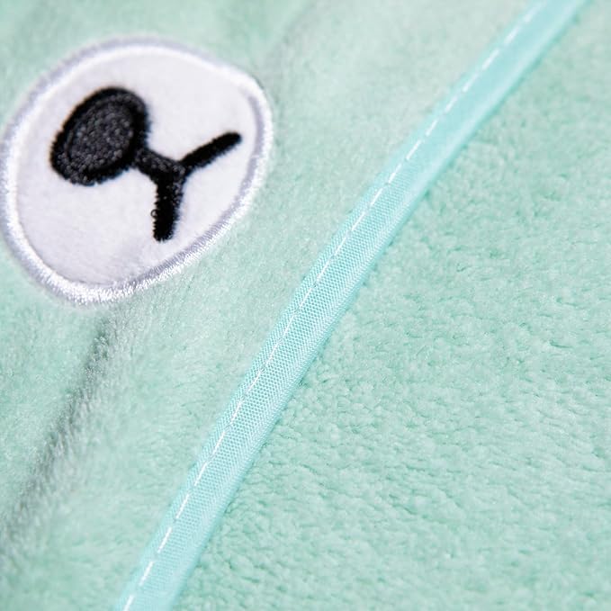 Ioly's Hooded Baby Bath Towels for Newborn Essentials 41" x 41" (Large) Kid Towel with Hood for Toddler Babies Infant Baby Towels with Hood Cosas para Bebes recien nacidos Baby Bath Items (Green)