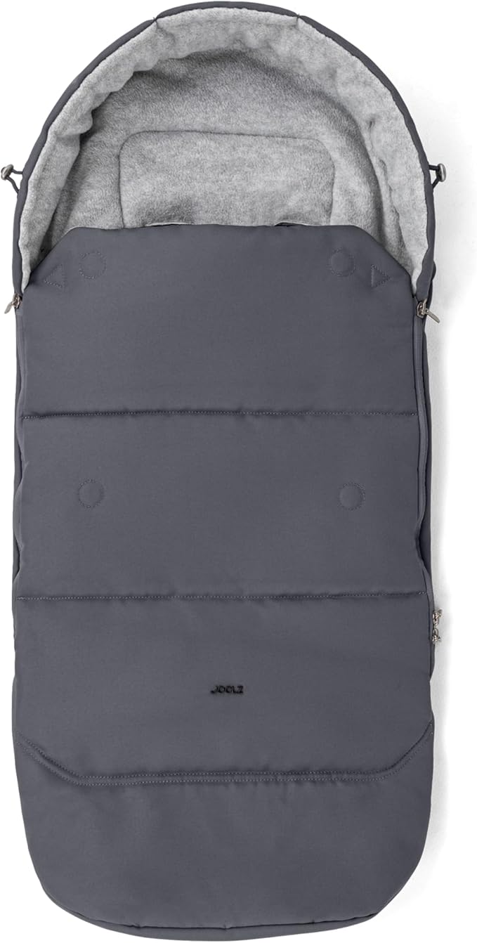 Joolz Footmuff - Stroller Accessory for Joolz AER+/Aer2 Buggy/Day+/Day2/Day3/Day5/Geo/Geo2/Geo3/Hub/Hub+/Hub2 Baby Strollers- All-Weather Companion - Warm & Cozy While On The Go (Stone Grey)