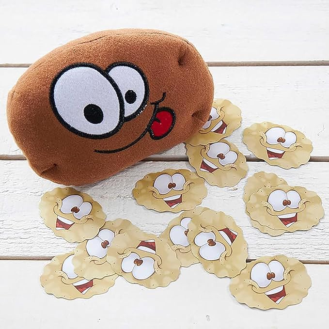 Alex: Ideal: Electronic Hot Potato - Party Game, Musical Potato-Passing Game, Plush Battery-Powered Spud, Fast-Paced, Preschool, Family & Kids Ages 4+