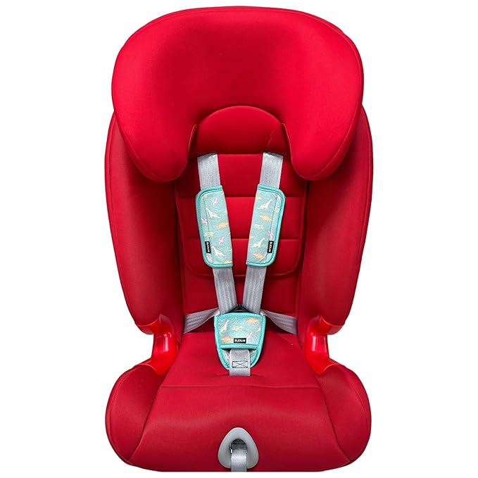 3 Pcs Car Seat Straps Shoulder Pads Suit for Kids : Ultra-Soft Child Car Seat Strap Covers, Kids Car Seat Strap Pads, Cute Plush Printed Seat Belt Covers, Hip Support, for Pushchair, Baby Stroller