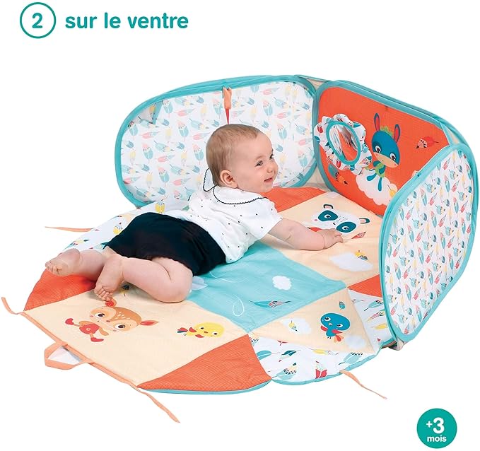 Ludi From Birth Modular - 3 Activity Positions, Play Mat and Play Area-Development of Motor Skills - From 0 Months, 20011, 1 Unit (Pack of 1)