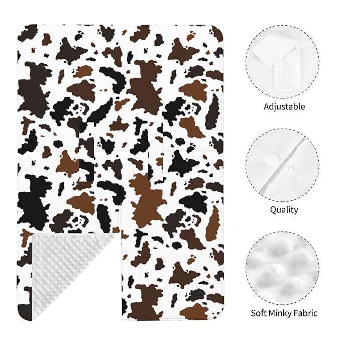 Cow Car Seat Covers for Babies Carseat Canopy Cover Nursing Cover for Boys Girls Baby