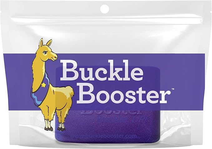 Silicone BPA-Free Buckle Booster for Rear Seat Belts - Uprights Your Second Row Receptacle for Easy Reach - No More Floppy Buckle (2)