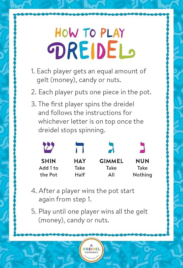 200-Pack Natural Wood Dreidels Hanukkah Draydel with English Transliteration & Instruction Cards (200-Pack)